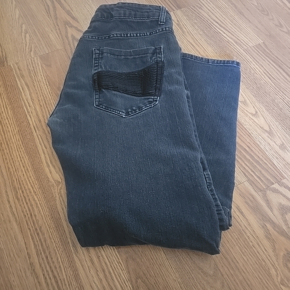 Men's Dark Gray Skinny Jeans
